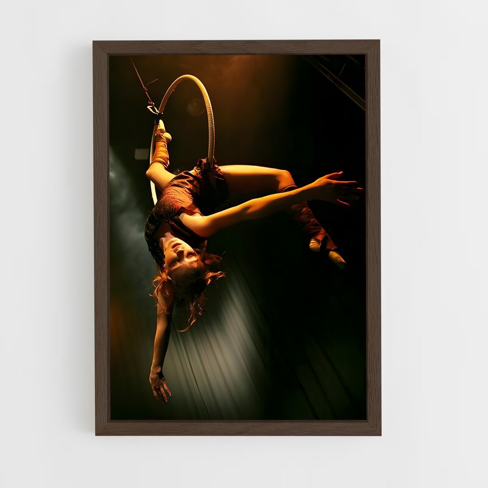 ap-circus performer-6 cadre Bois foncé