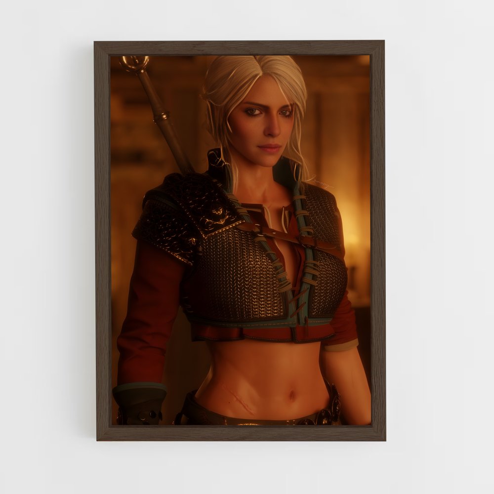 ap-ciri witcher-10 cadre Bois foncé