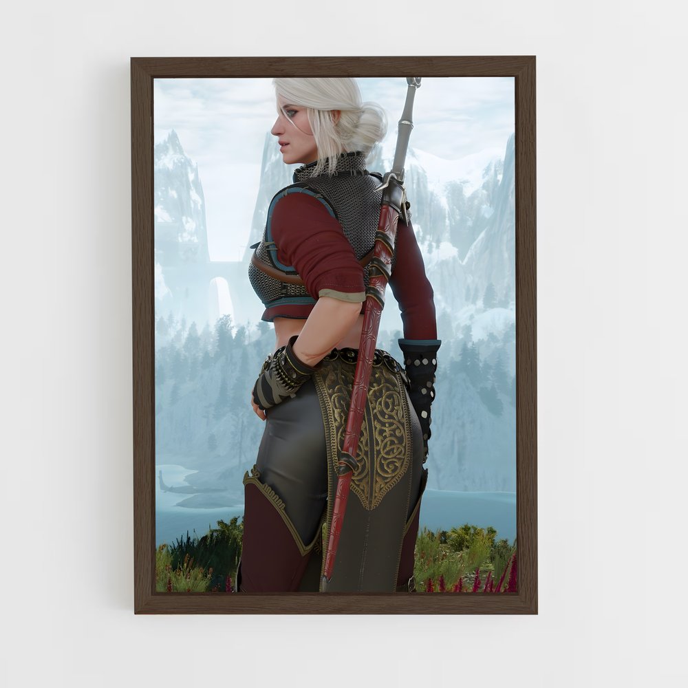 ap-ciri witcher-12 cadre Bois foncé