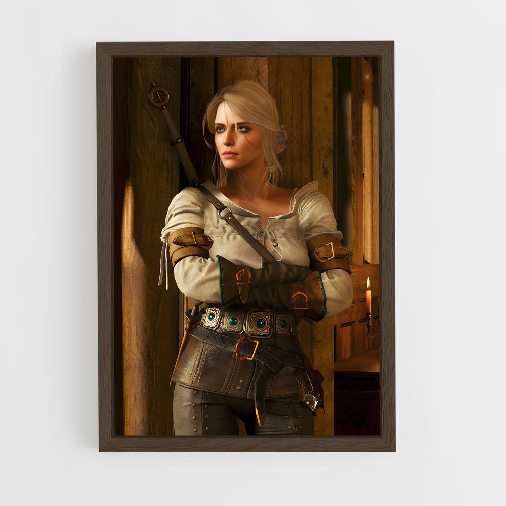 ap-ciri witcher-4 cadre Bois foncé