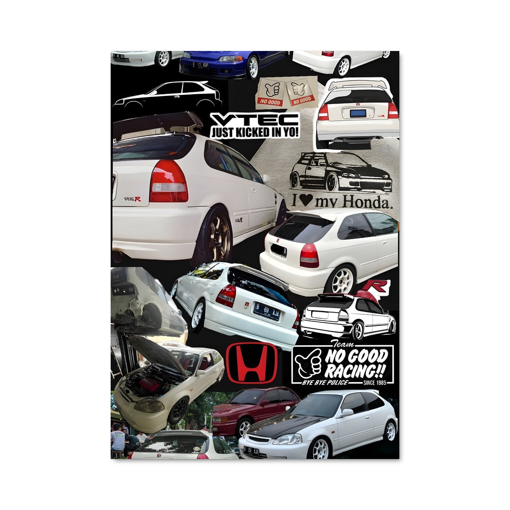 Poster Couleurs de la Route