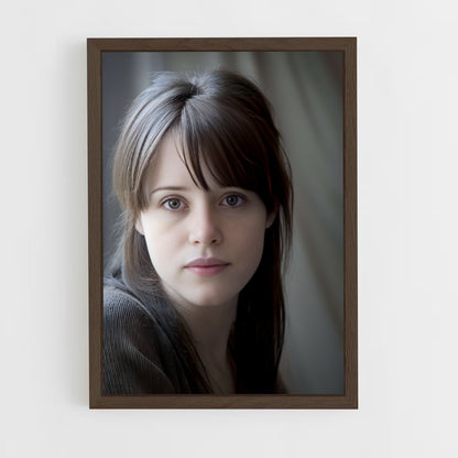 ap-claire foy-1 cadre Bois foncé