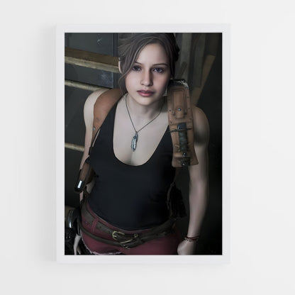 ap-claire redfield-4 cadre Blanc