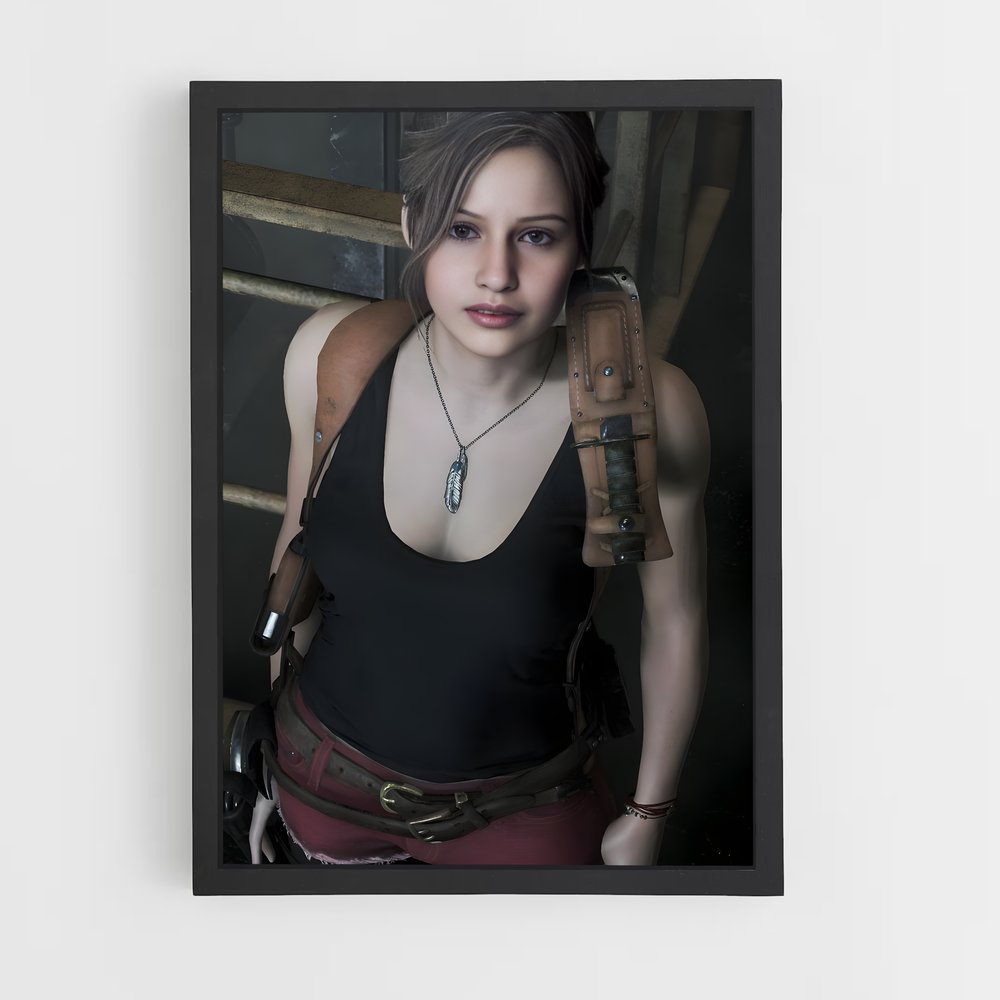 ap-claire redfield-4 cadre Noir