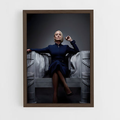 ap-claire underwood-1 cadre Bois foncé