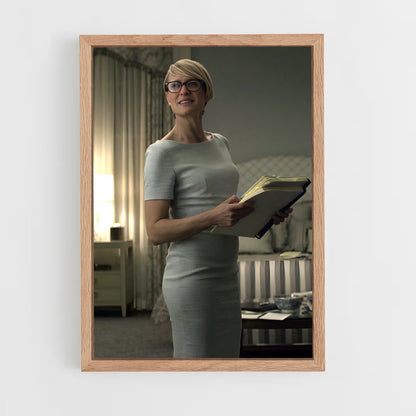 ap-claire underwood-3 cadre Bois clair
