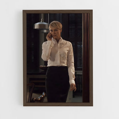 ap-claire underwood-6 cadre Bois foncé