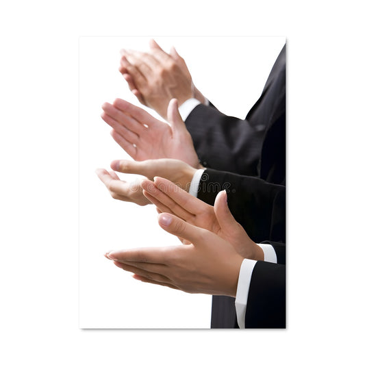 Poster Applaudissements de Succès