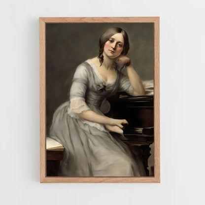 ap-clara schumann-4 cadre Bois clair