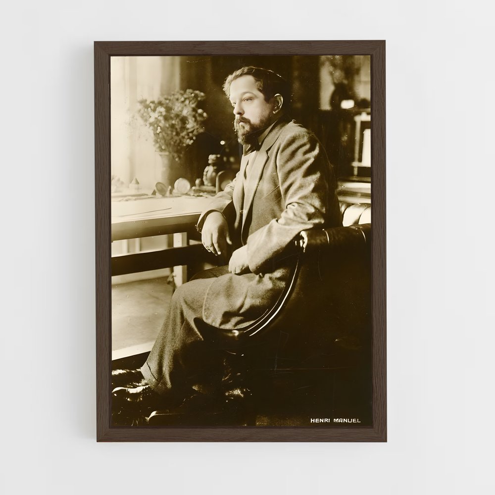ap-claude debussy-1 cadre Bois foncé
