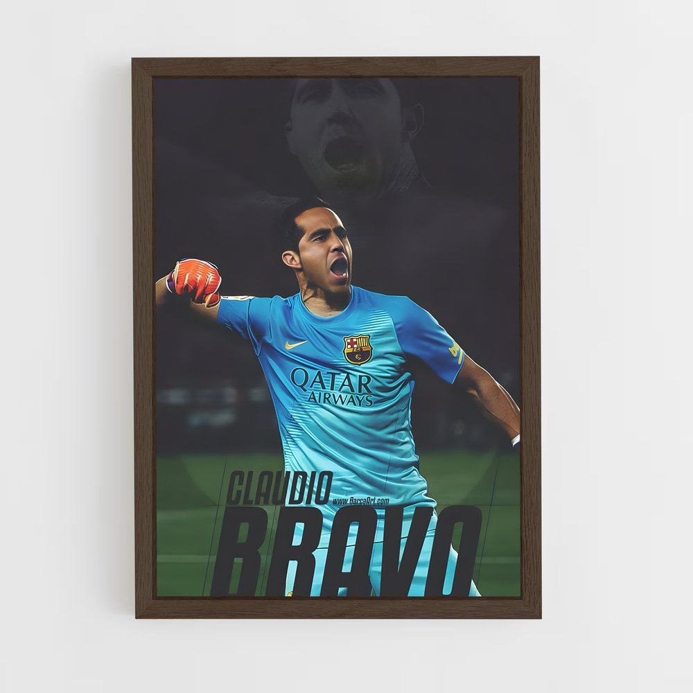 ap-claudio bravo-2 cadre Bois foncé