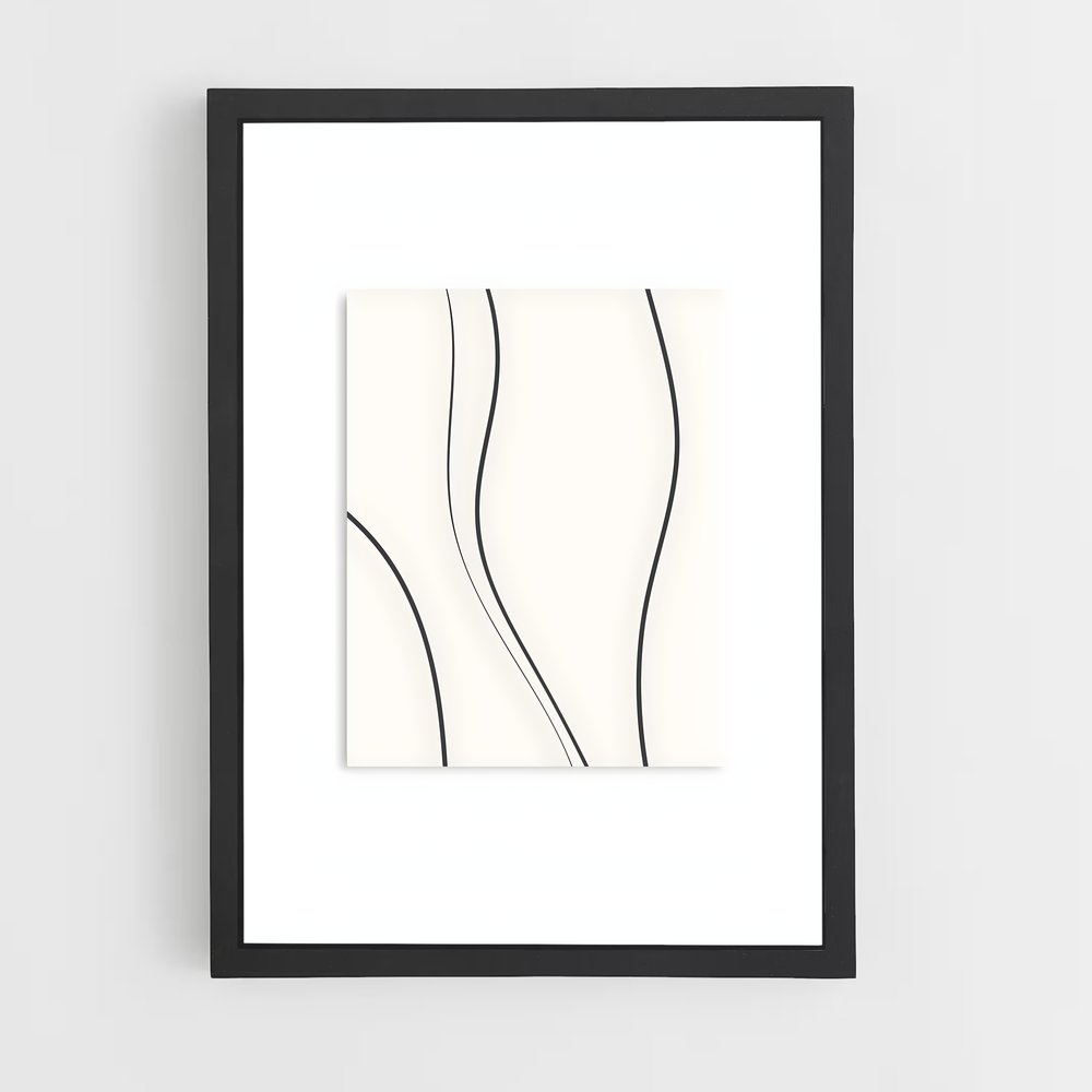 ap-clean lines-10 cadre Noir