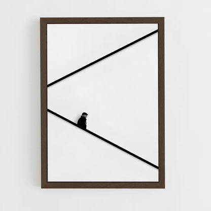 ap-clean lines-5 cadre Bois foncé