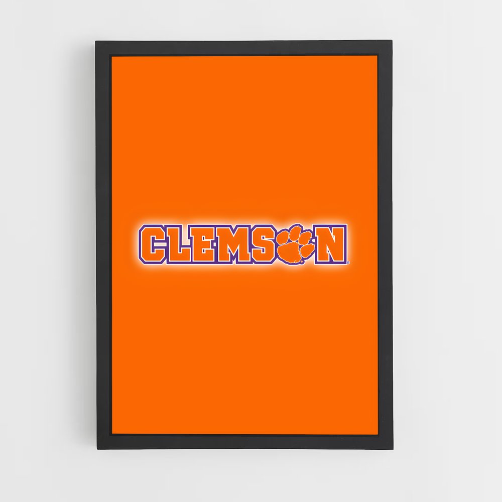 ap-clemson tigers-13 cadre Noir