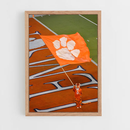 ap-clemson tigers-2 cadre Bois clair