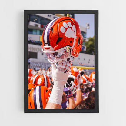 ap-clemson tigers-4 cadre Noir