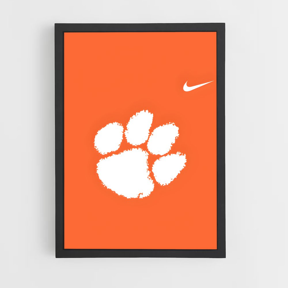ap-clemson tigers-5 cadre Noir
