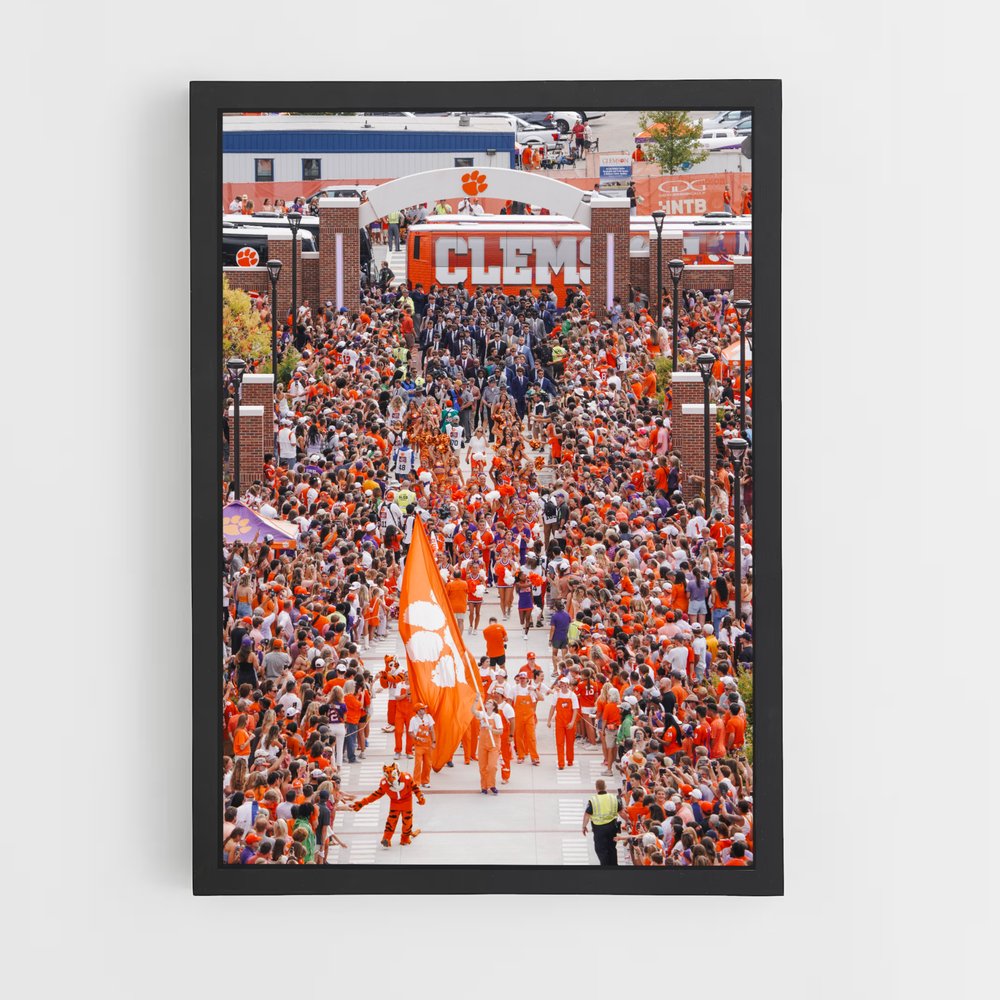ap-clemson tigers-7 cadre Noir