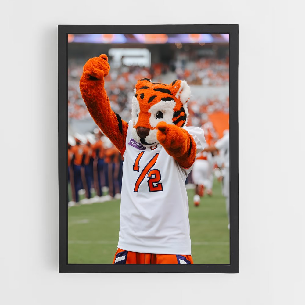 ap-clemson tigers-8 cadre Noir