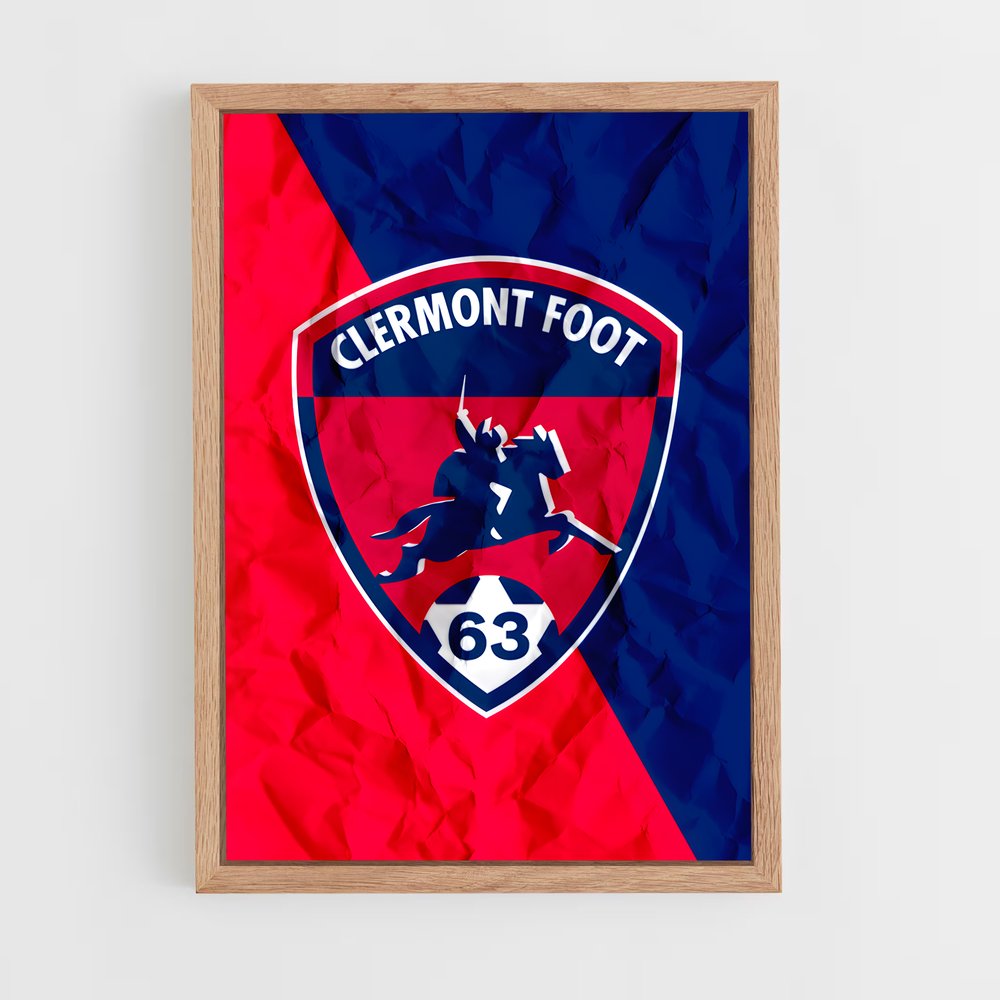 ap-clermont foot 63-1 cadre Bois clair