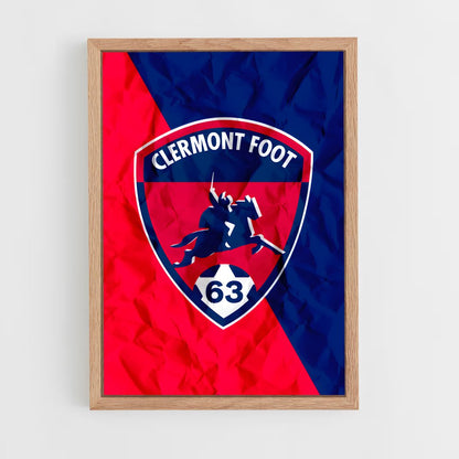 ap-clermont foot 63-1 cadre Bois clair