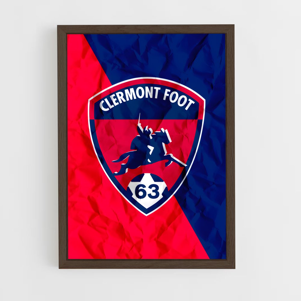 ap-clermont foot 63-1 cadre Bois foncé