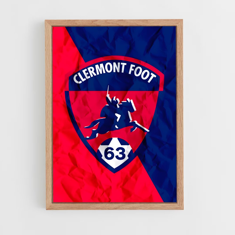 ap-clermont foot 63-3 cadre Bois clair