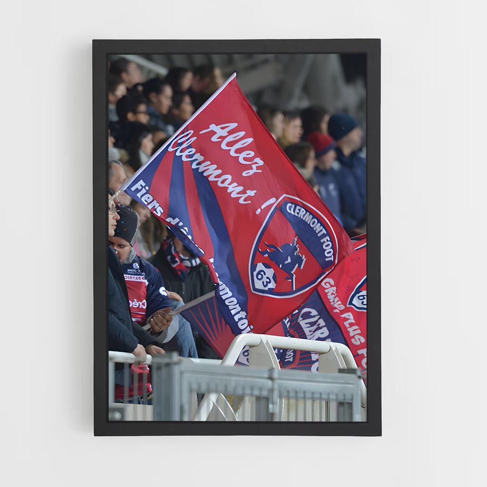 ap-clermont foot 63-8 cadre Noir