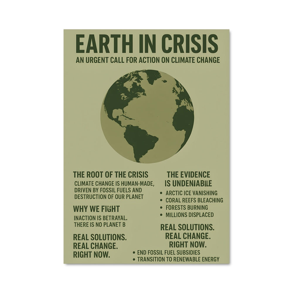 Poster Blue Planet