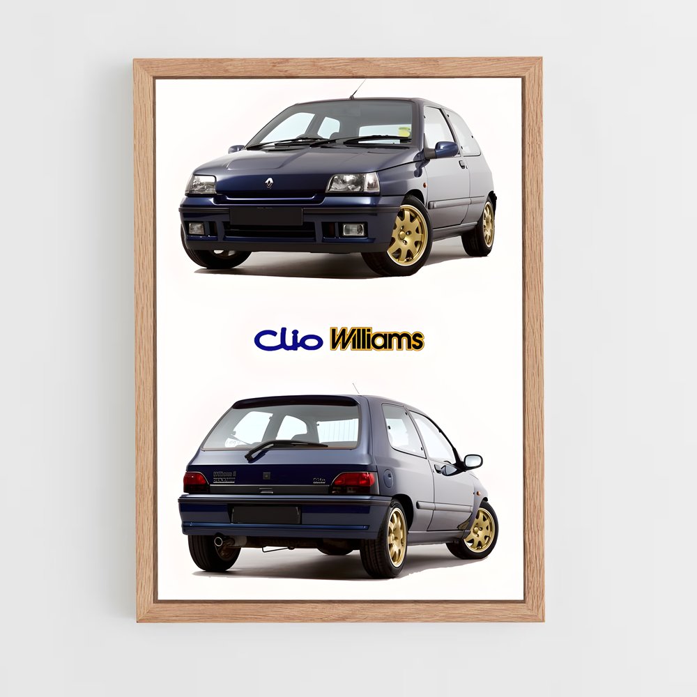 ap-clio williams-1 cadre Bois clair