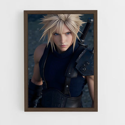 ap-cloud strife-1 cadre Bois foncé