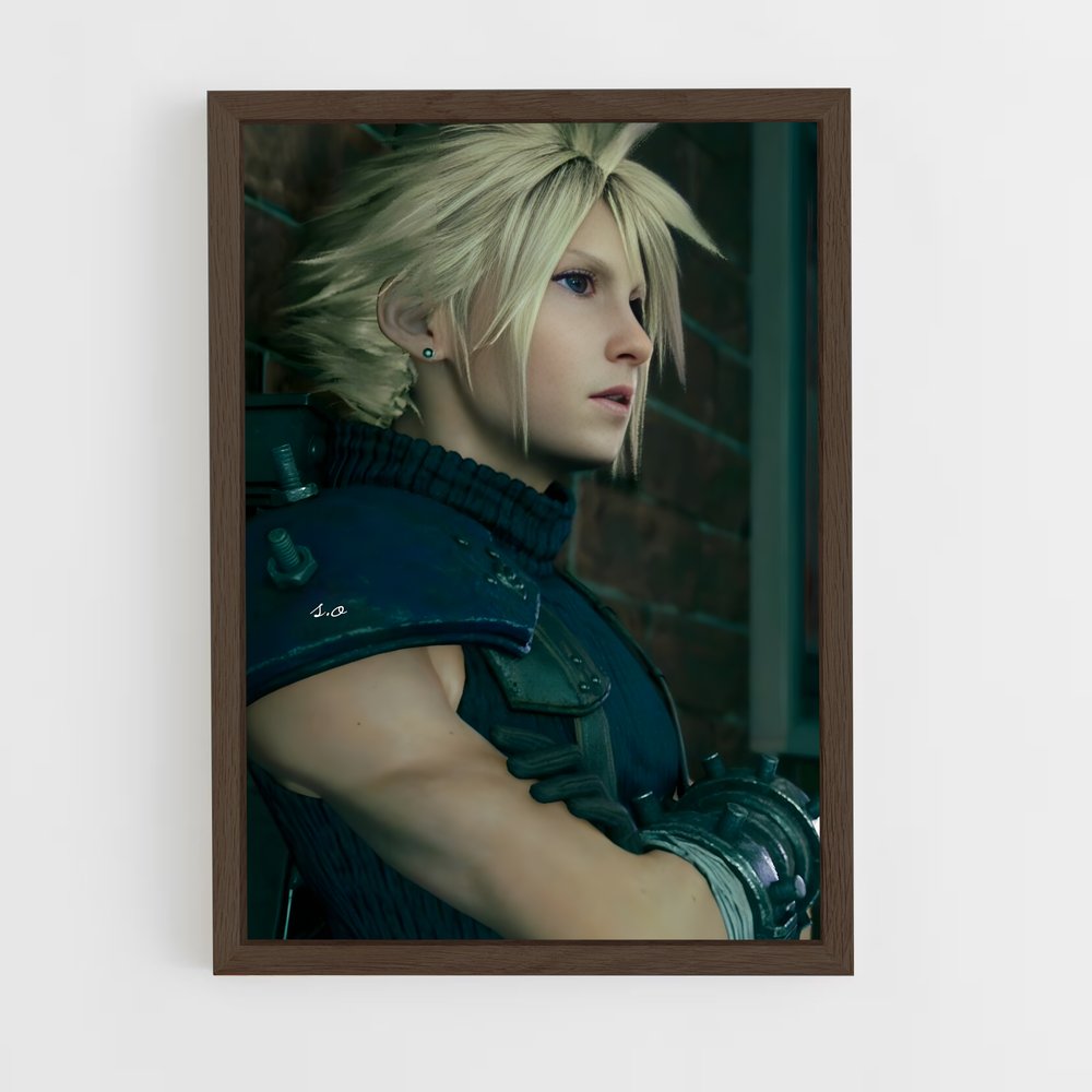 ap-cloud strife-8 cadre Bois foncé