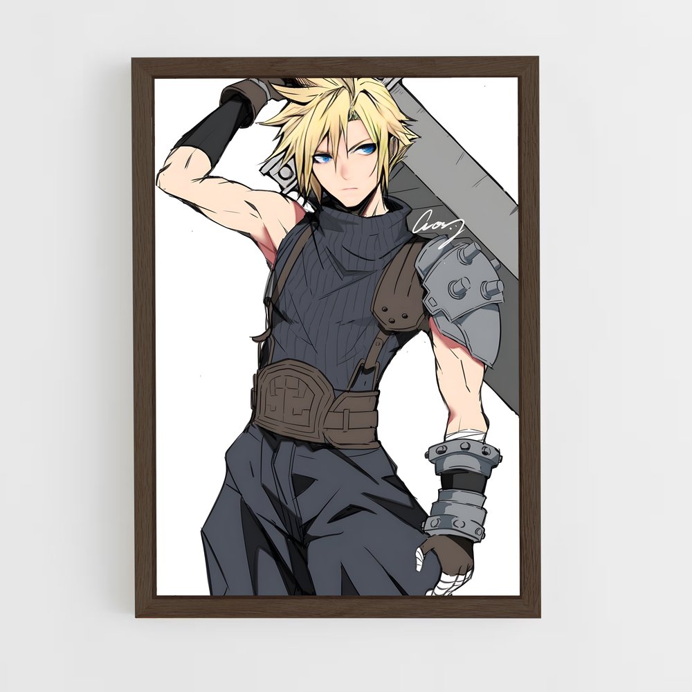 ap-cloud strife-9 cadre Bois foncé