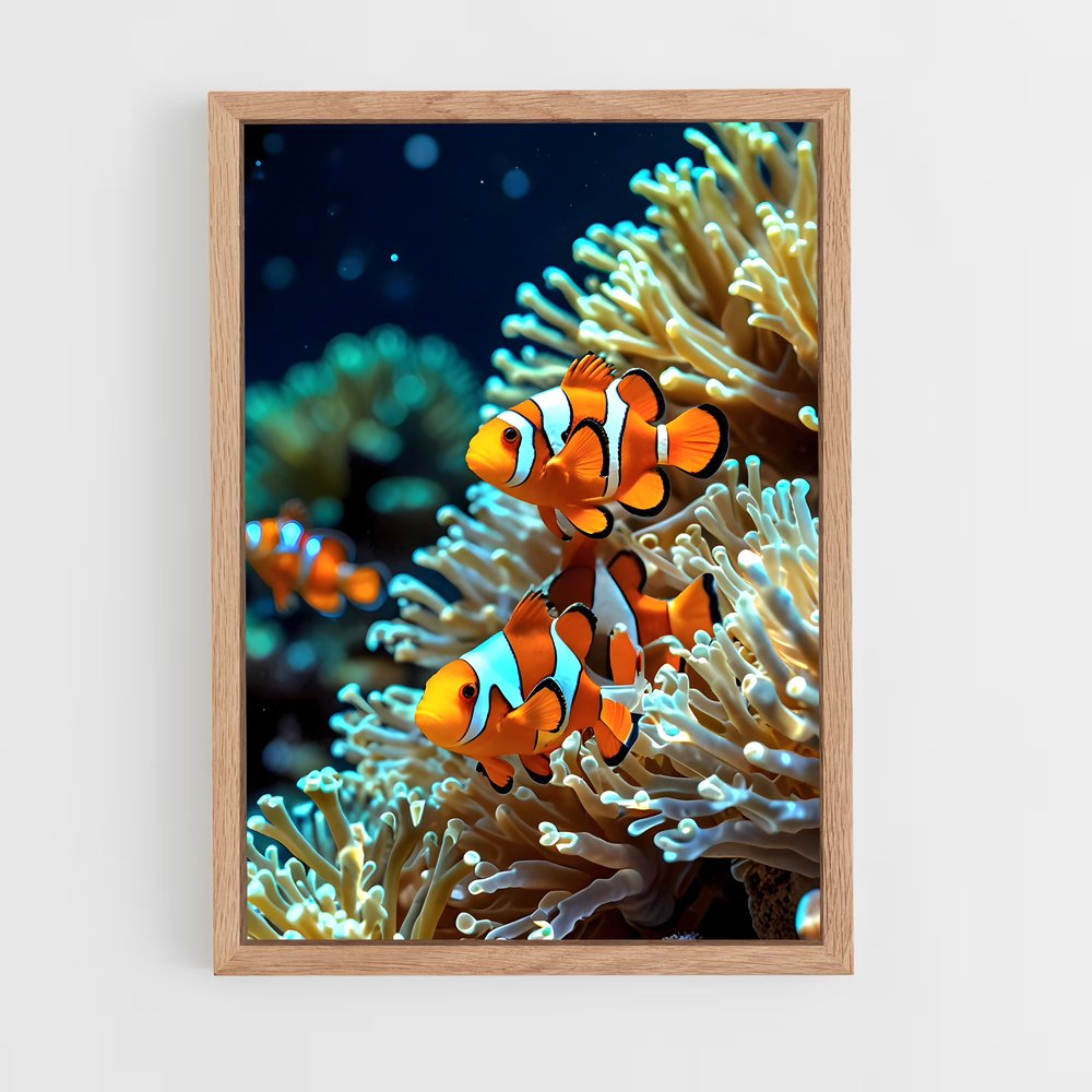 ap-clownfish-1 cadre Bois clair