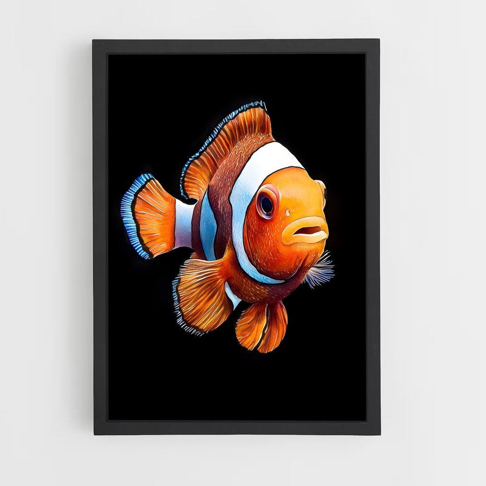 ap-clownfish-3 cadre Noir