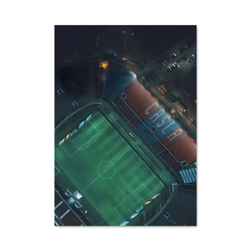 Poster Nuit Étoilée au Nuevo Gasómetro