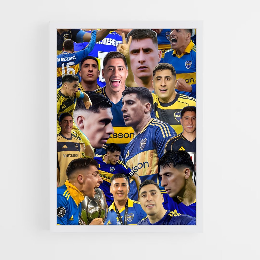 ap-club atletico boca juniors-10 cadre Blanc
