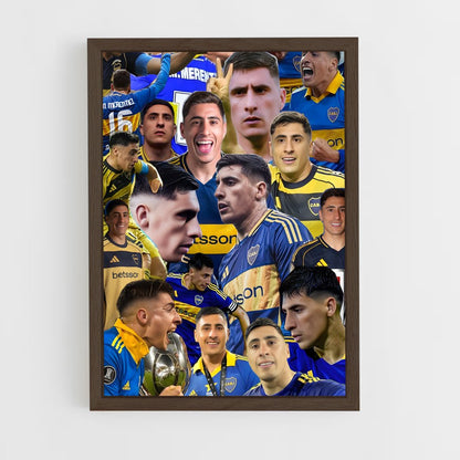 ap-club atletico boca juniors-10 cadre Bois foncé