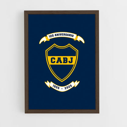 ap-club atletico boca juniors-6 cadre Bois foncé