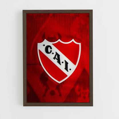 ap-club atletico independiente-3 cadre Bois foncé