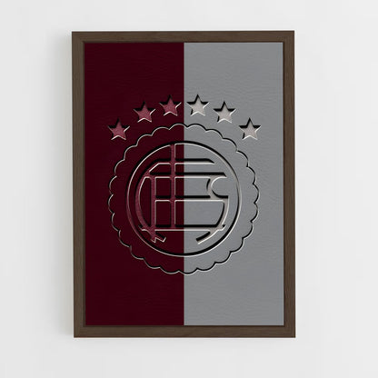 ap-club atletico lanus-7 cadre Bois foncé