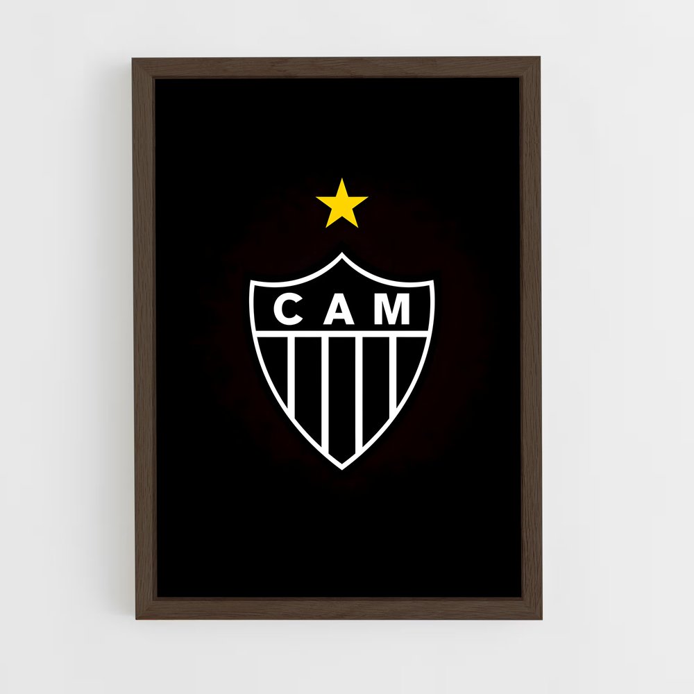 ap-club atletico mineiro-10 cadre Bois foncé