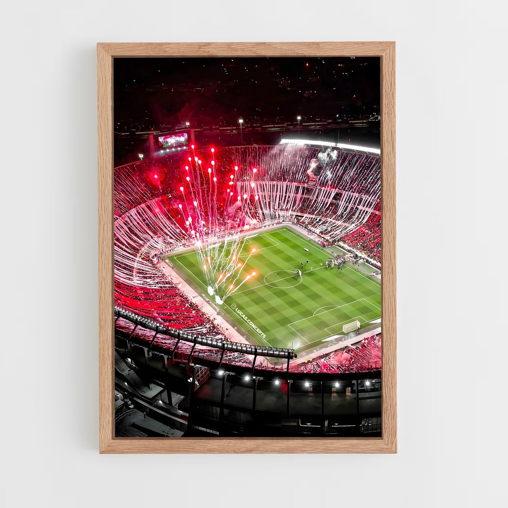 ap-club atletico river plate-5 cadre Bois clair
