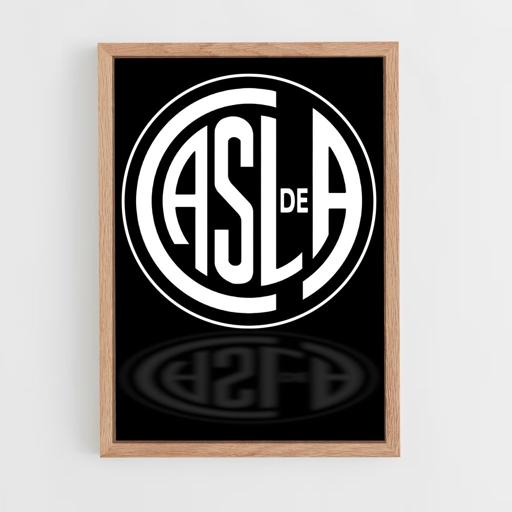 ap-club atletico san lorenzo-7 cadre Bois clair
