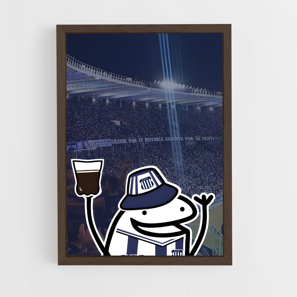 ap-club atletico talleres-8 cadre Bois foncé