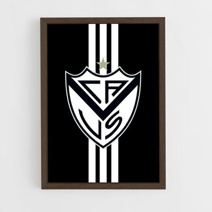ap-club atletico velez sarsfield-3 cadre Bois foncé
