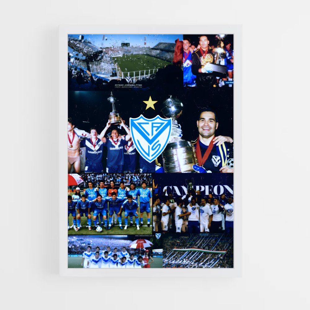ap-club atletico velez sarsfield-4 cadre Blanc