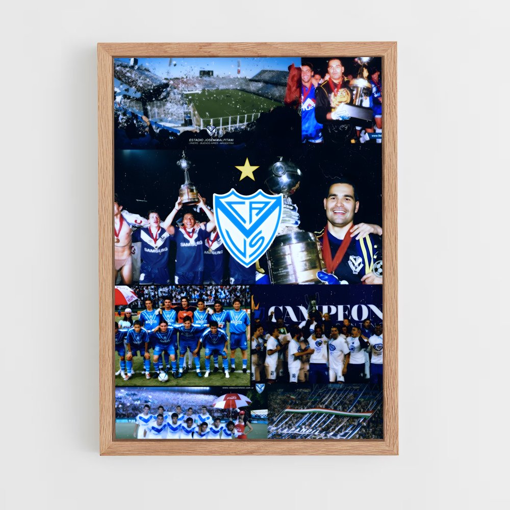 ap-club atletico velez sarsfield-4 cadre Bois clair