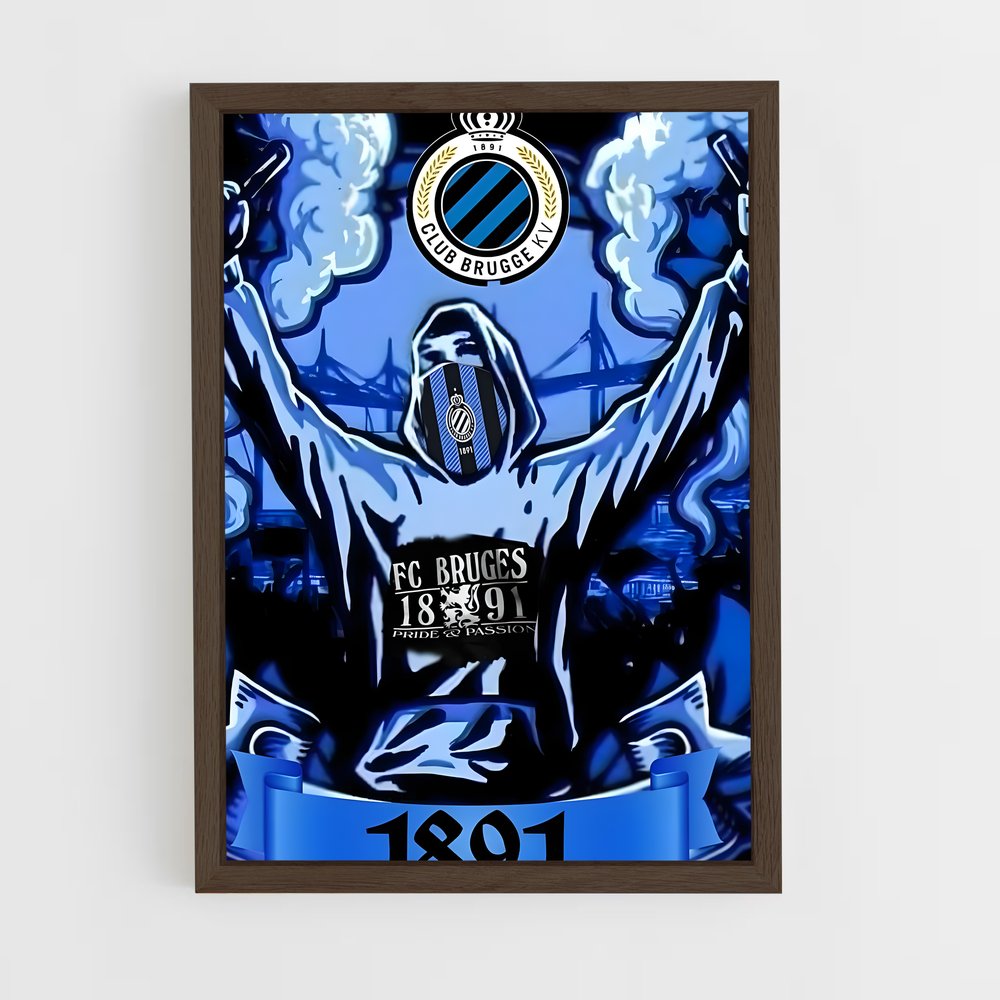 ap-club brugge kv-4 cadre Bois foncé