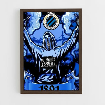 ap-club brugge kv-4 cadre Bois foncé